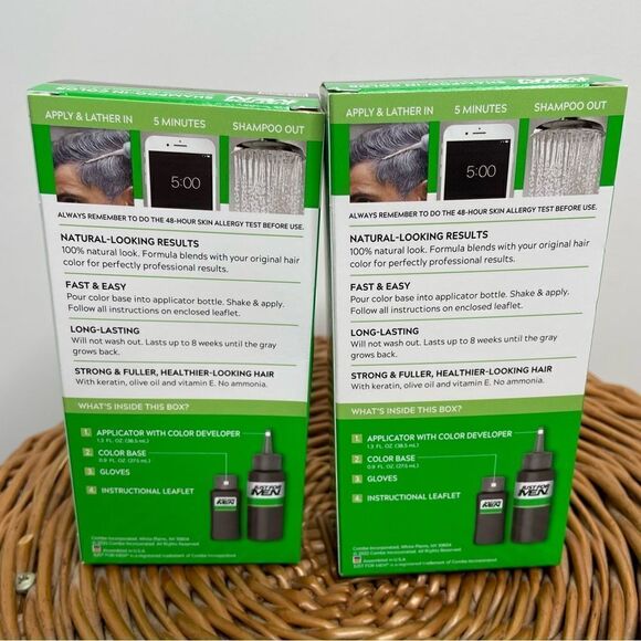 Just For Men Hair Color Original Formula Shampoo-in H-60 Jet Black Lot of 2. - Picture 6 of 6